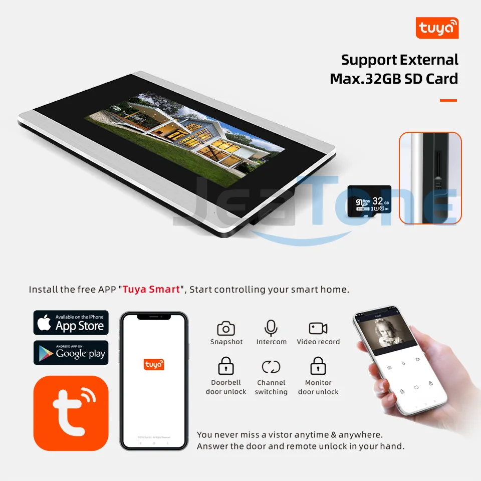 Рисунок 3 - Jeatone 7 - дюймовый Tuya IP видео