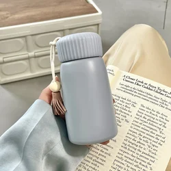 Chic Mini Stainless Steel Insulated Water Bottle - Portable & Convenient - 400ml (Blue)