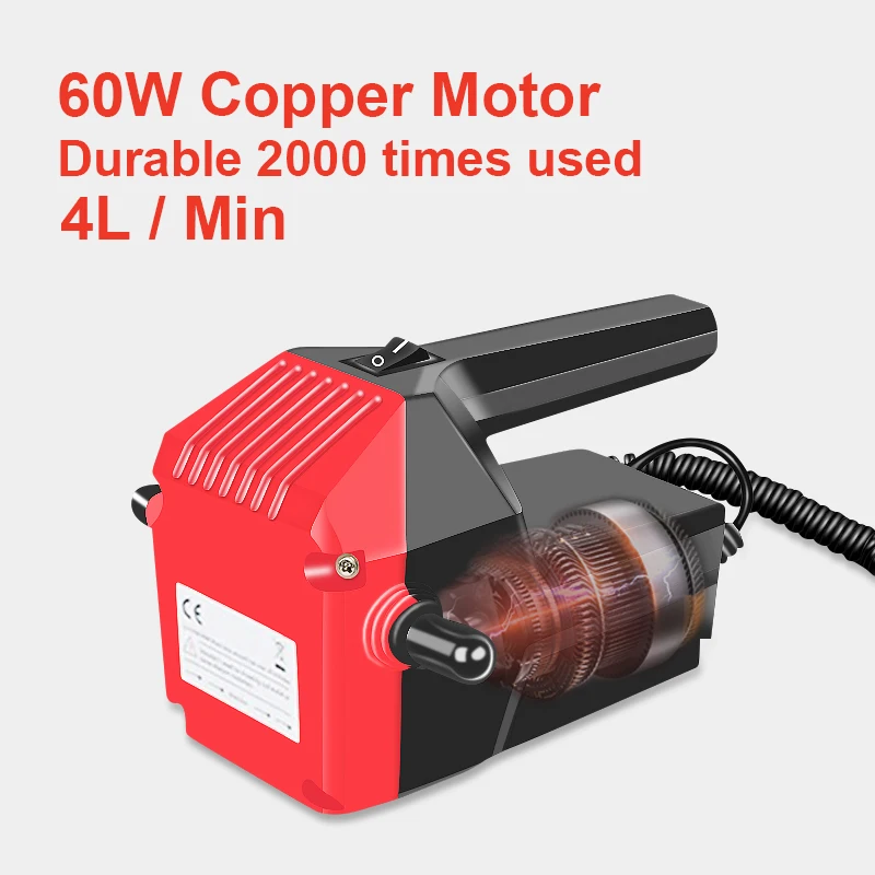 12V Elektrische Einfangen Saug Transfer Ändern Pumpe Motor Öl Diesel  Extractor Pumpe 100W 4L für Auto Motorräder Boote - AliExpress