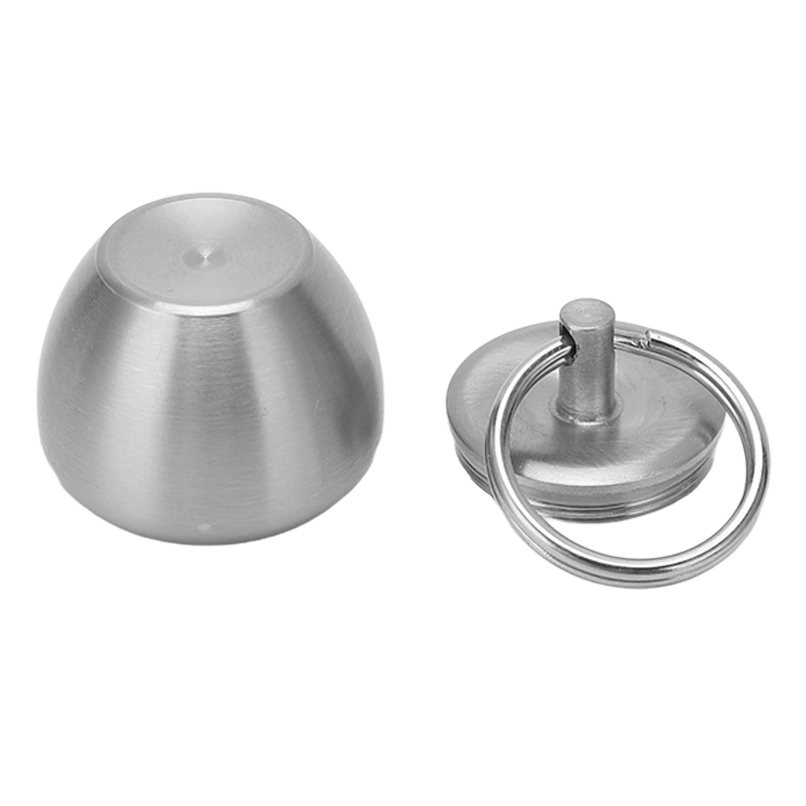 Mini Medicine Jar Shape Stainless Steel Pill Case Drop Resistant For Cinnabar For Safety Charm Buddhist Scriptures pill box