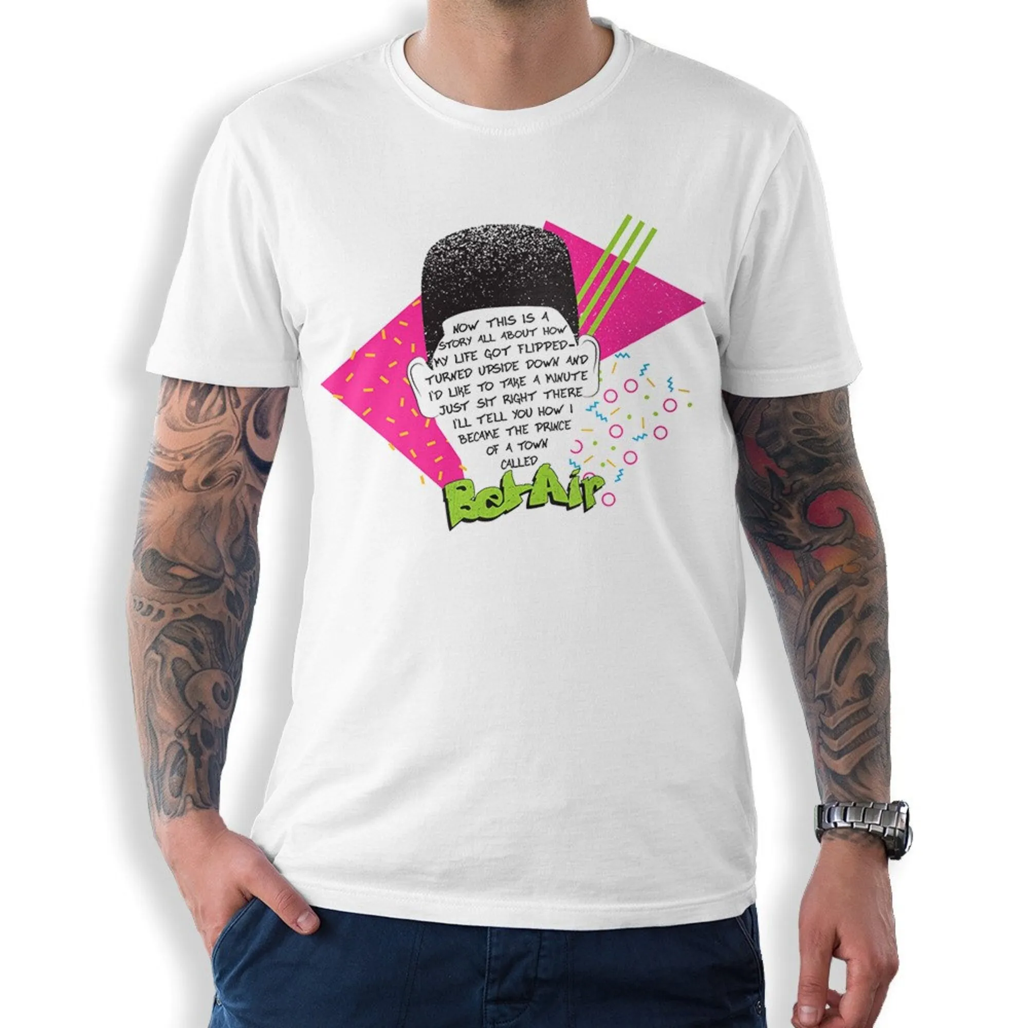 La Maglietta Fresh Prince Of Bel Air Will Smith Taglie Uomo E Donna Bf 218