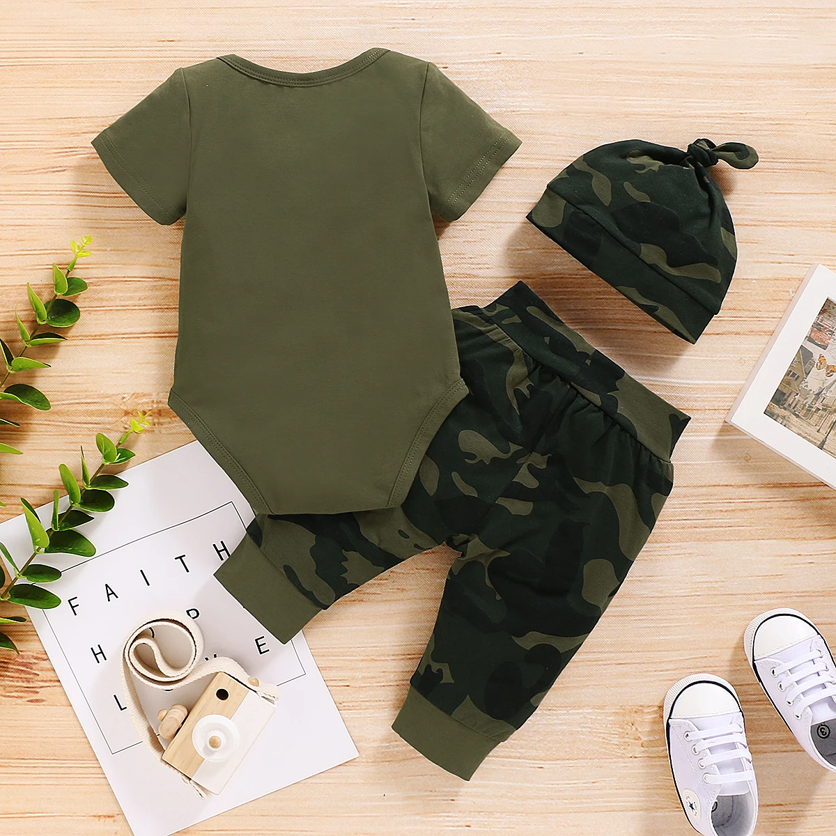 3pcs Baby Boy Summer Outfit Set 5