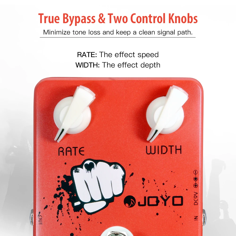 JF-05 CLASSIC CHROUS Chorus Guitar Pedal Full Bodied Modulation Effect Deep-clea