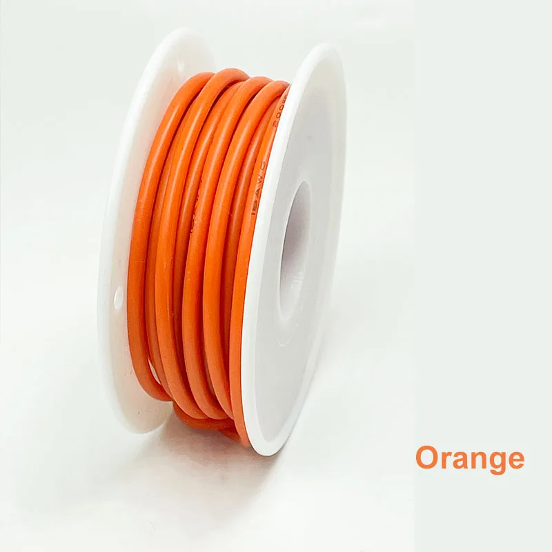 Vibrant Silicone Tinned Copper Wire Set - Multi-Gauge Stranded Cable Collection
