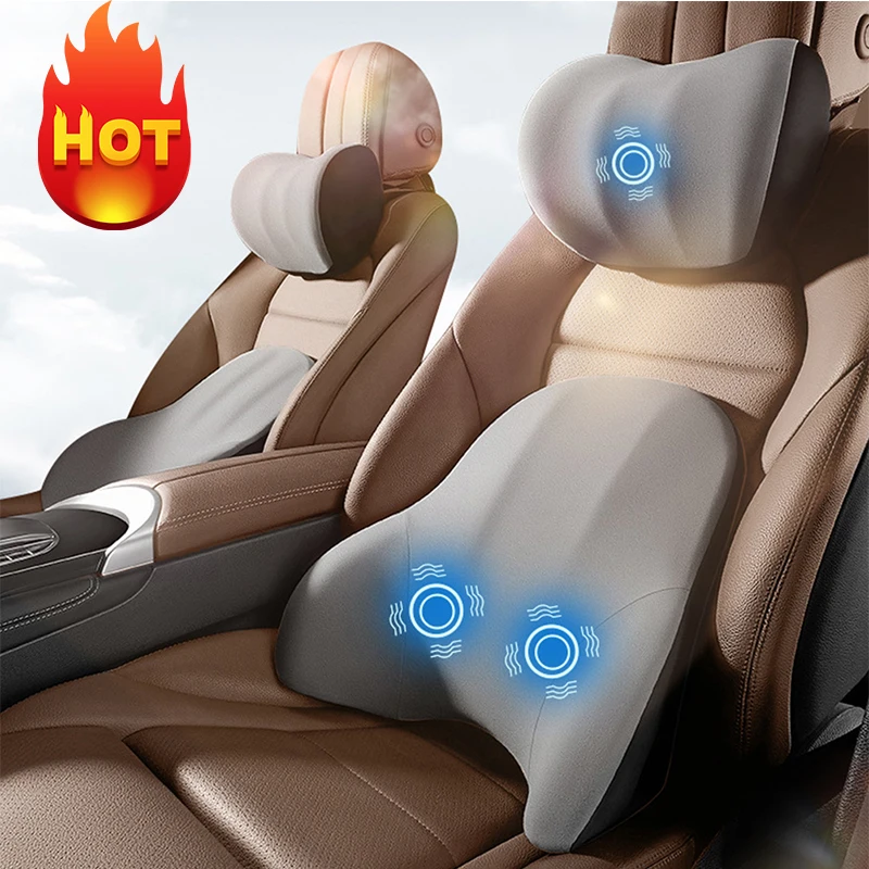 Oreiller cervical et lombaire confortable pour voiture main image 0