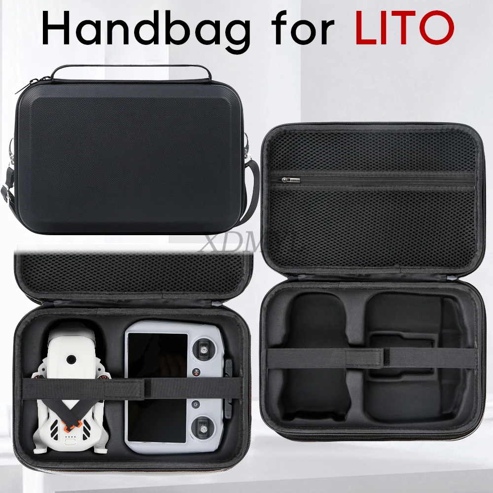 DJI Lito 1/X1 용 보관 가방 휴대용 핸드백 숄더백 여행용 케이스 RC 2 컨트롤러 케이스 액세서리