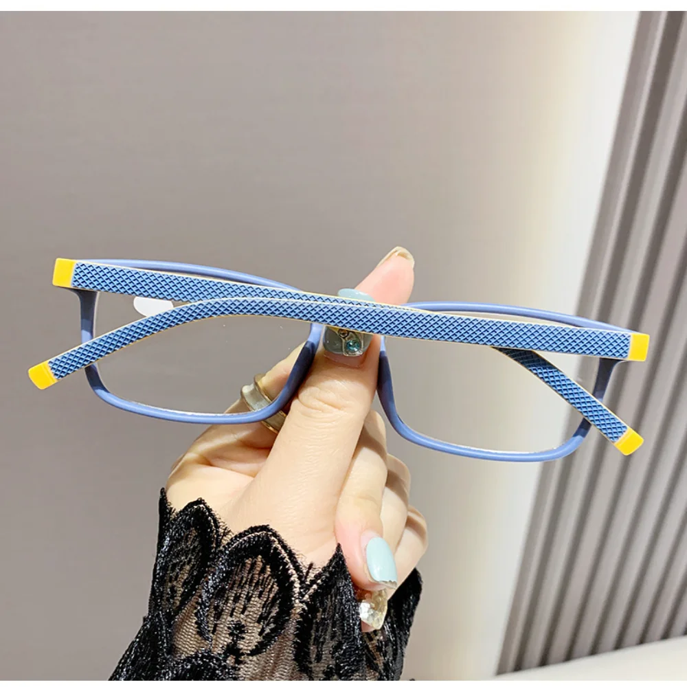 Trendy Anti-Blue Light Multifocal Glasses with Colorful Frames