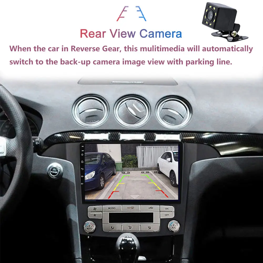 Ford S Max S-MAX 2007-2015 2 Din Android 12 Car Radio Multimedia Video Player Stereo Navigation GPS Carplay Autoradio WIFI car stereo