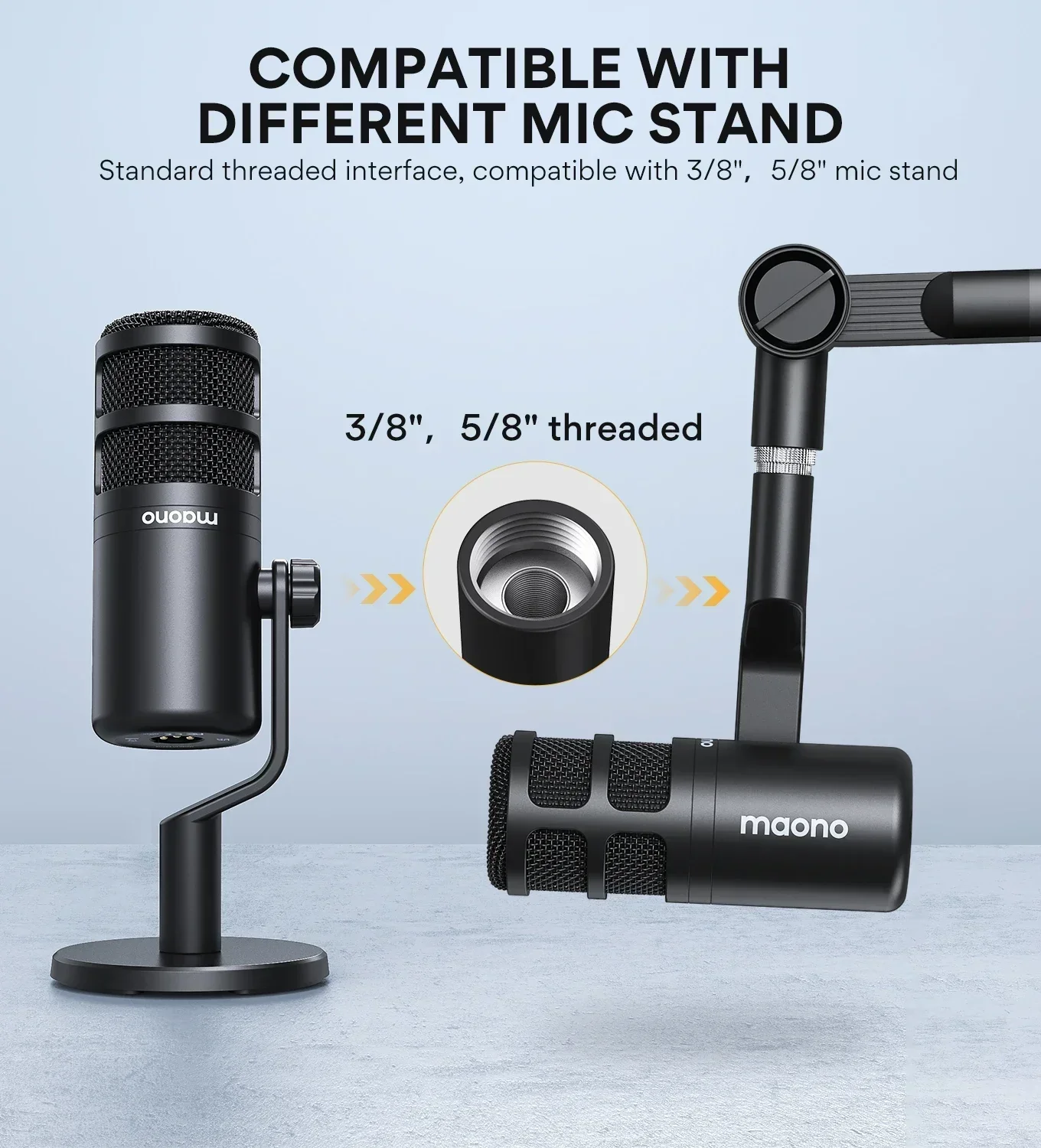 MAONO PD100 Condenser Microphone Professional Podcast Mic Studio