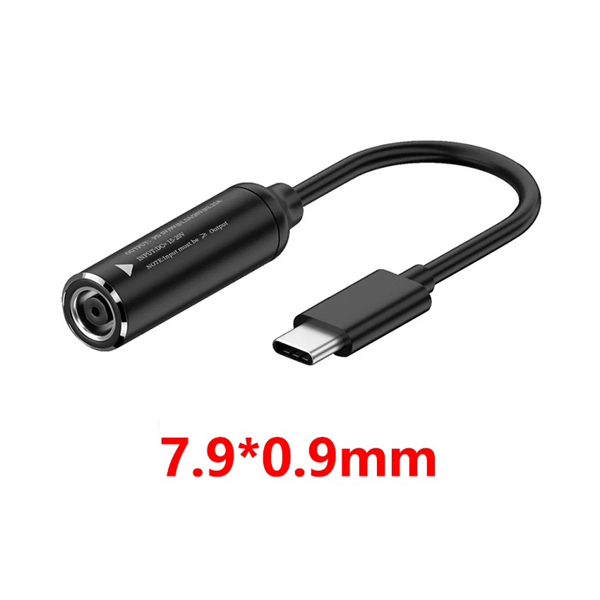 USB C 남성에서 DC 전원 여성 변환기 65W 타입-C 노트북 DC 어댑터 케이블 PD 고속 충전 케이블 레노버 ASUS 화웨이 삼성용