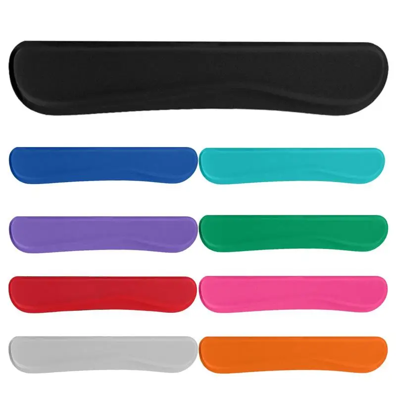 Tastiera Poggiapolsi Pad Mouse Pad Eva Foam Fibra Superfine Per Pc Computer Gaming Keyboard Piattaforma Rialzata Mani