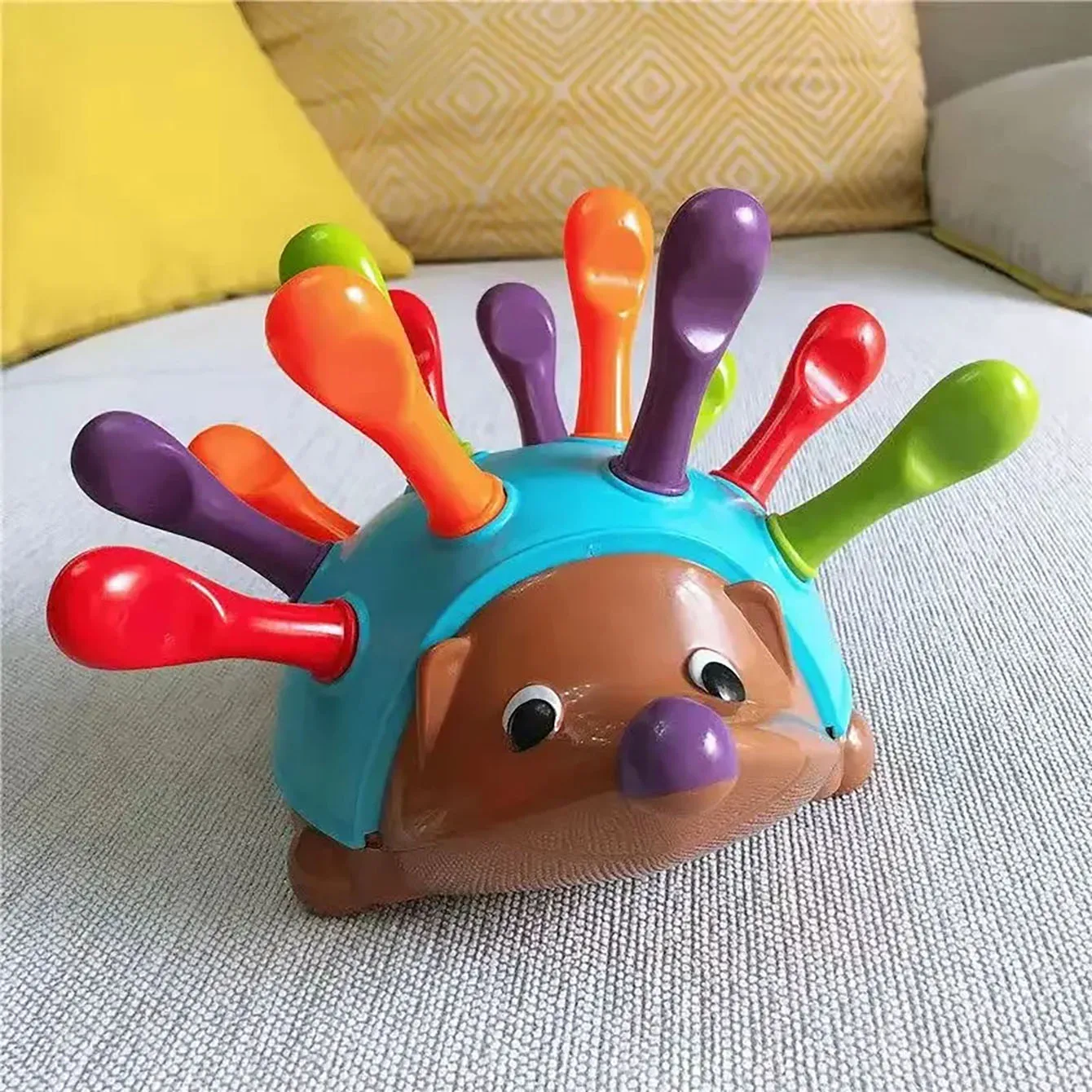 

Hedgehog Montessori Biomimetic Toys Baby Concentration Training Puzzle Toys Fine Motor Sensory spelling Toys for Kids gift