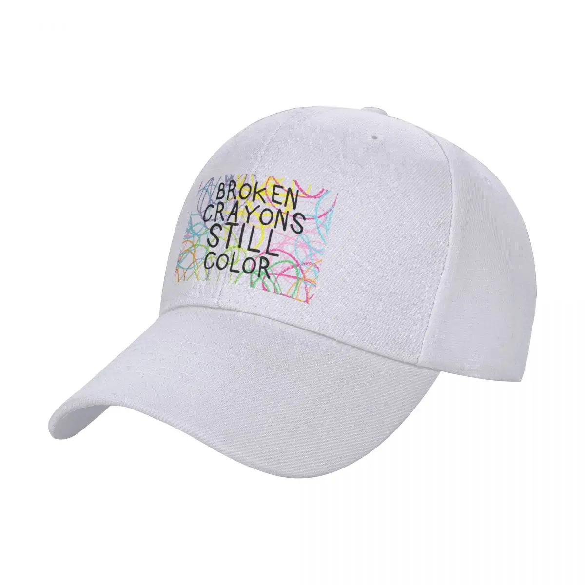 

Broken Crayons Still Color Baseball Cap Trucker Cap Luxury Brand Bobble Hat summer hat Women's Golf Clothing Men's