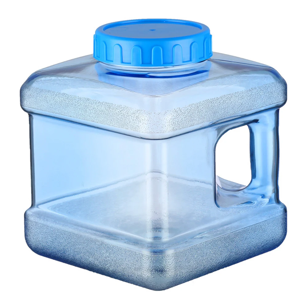 5L Water Storage Container with Handle Water Storage Bucket Drinking Bucket for Vehicle Home Emergency Hiking Camping Outdoors