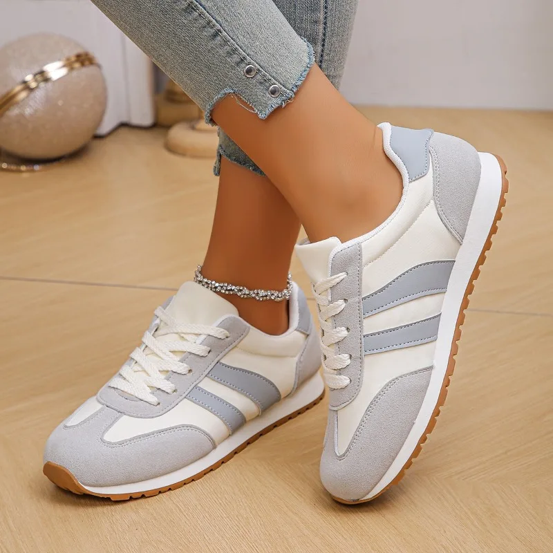 Women's Casual Cloth Surface Lightweight Sport Shoes 2025 Spring Autumn All-match Breathable Running Sneakers Zapatos De Mujer 4