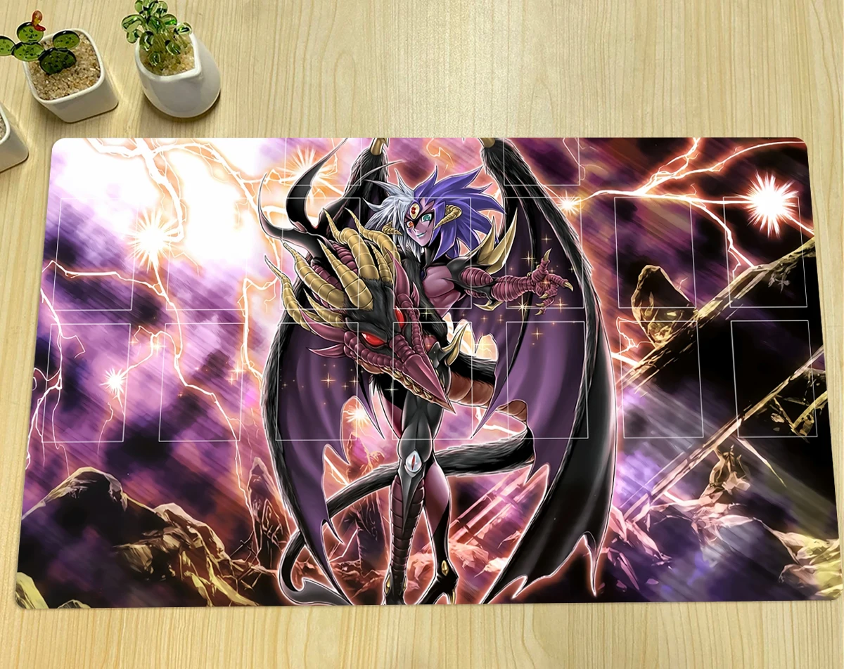 YuGiOh Yubel Playmat TCG CCG Mat Trading Card Game Mat Gaming Pad Rubber Board Game Pad Mousepad Free Bag 600x350x2mm