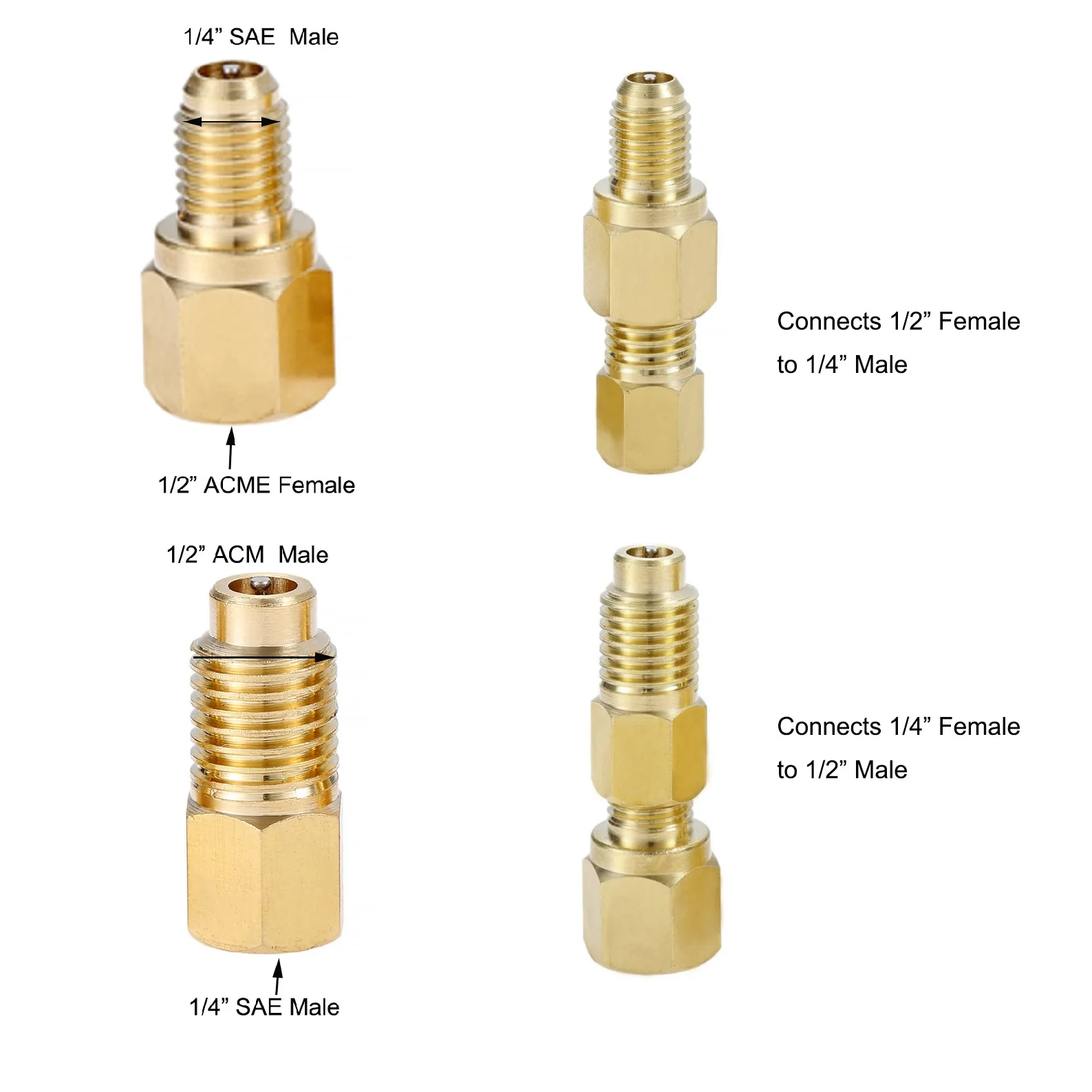 R12 R22-R134a ø ũ  ŰƮ,  ھ , 1/4 -1/2 , 1/4 SAE  X 1/2  Ʈ