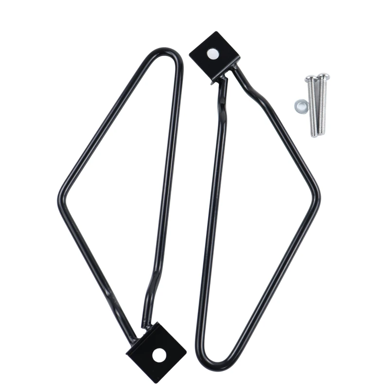 Motorcycle Accessories Retro Saddlebag Support Guard Bars Side Box Mounts Brackets For Harley Sportster XL R Lron 883 1200 48 72