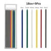6 Colors 2.8mm Replaceable Lead Core 2B Woodworking Automatic Pencil Lead Deep Hole Marking Architectural Painting Pencil Lead 2