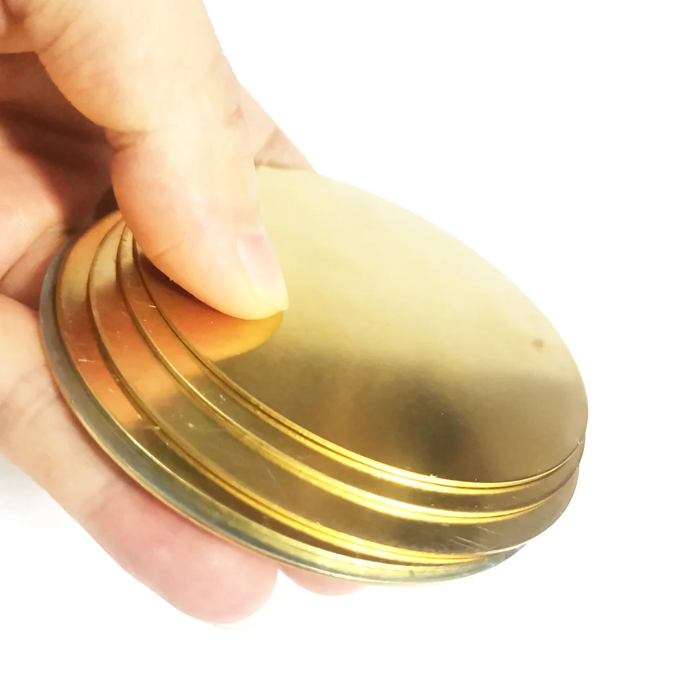 Plaque Métallique, Tôle Métallique, Panneau Métallique Plaque Ronde En Acier Inoxydable, Diamètre 50 Mm, 60 Mm, 70 Mm, 80 Mm Disque En Tôle Circulaire, épaisseur 1,1 Mm, 1,3 Mm, 1,8 Mm, 2,7