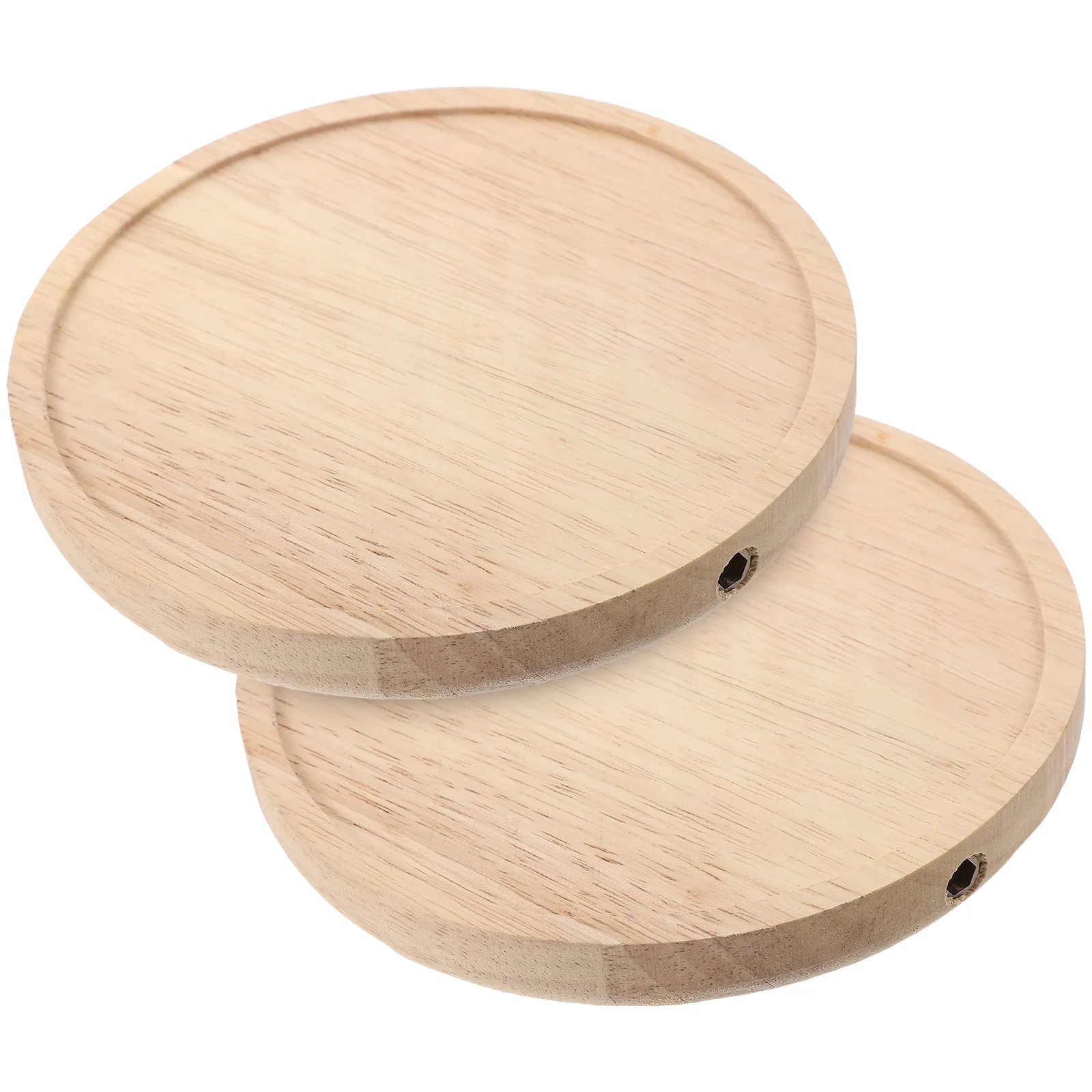 

Round Floating Shelves Solid Oak Deep Wall Diameter Circle Small Plant Bedroom Living Room Kitchen Decor