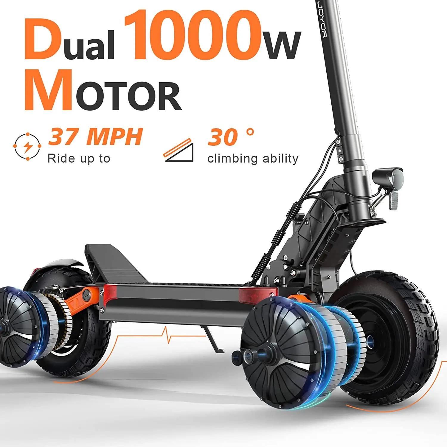 JOYOR S10-S 2000W Electric Scooter for Adults 65KM/H 60V 18AH Folding  Escooter 10 Inch Shock-absorbing Tire 85KM Range Scooter - AliExpress