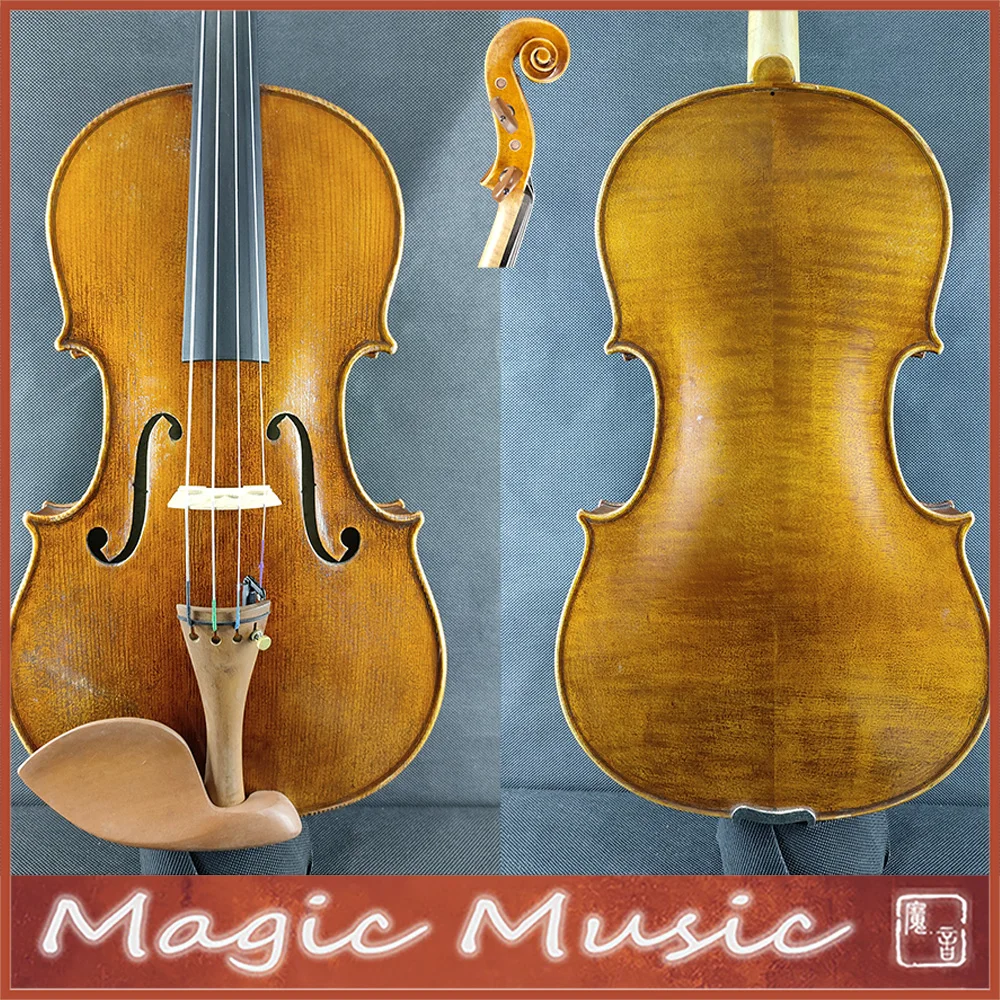 50 Years Old Spruce The Harrison Model Amati Viola Size 15.5 inch #2847 Professional Handmade Oil Antiqued Varnish