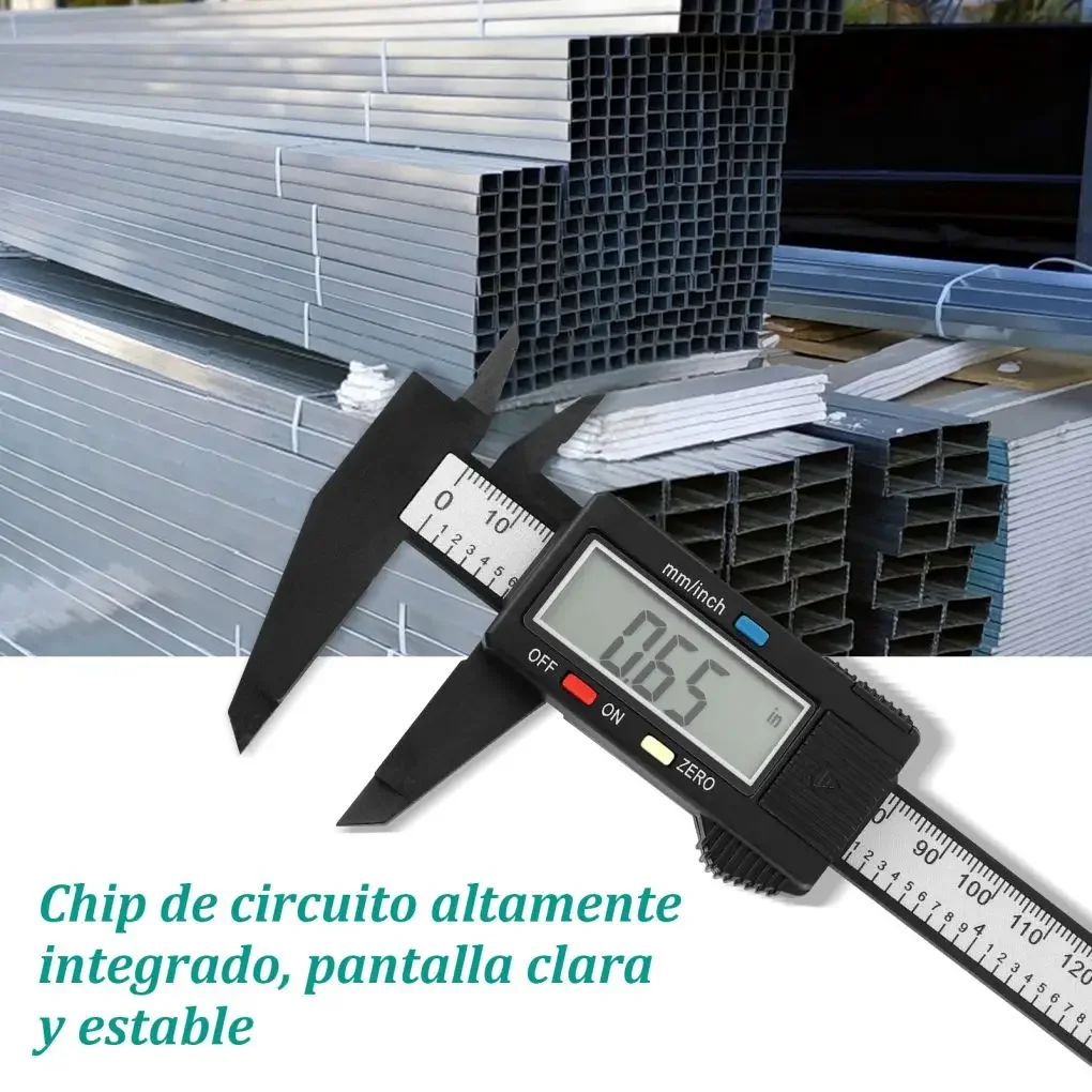 

Electronic Digital Vernier Caliper, Gauge Micrometer, Measuring Tool, Digital Ruler with Battery, 6 Inch, 150mm, 100mm