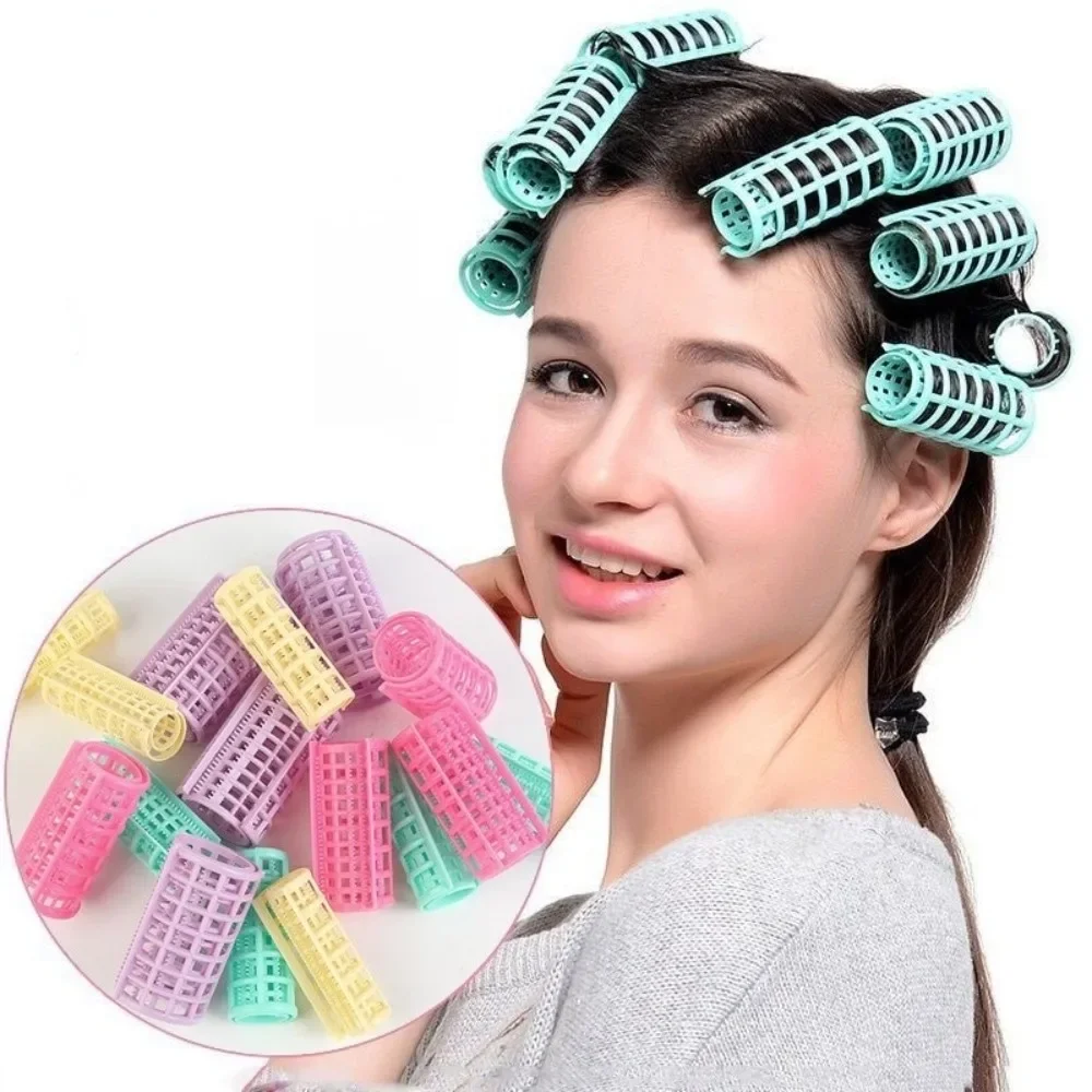Plastic Lazy Heatless Hair Curler Bangs Curling Rod No Heat Hair Roller Sets Curl Root Perm Rods Styling Accessories Random