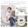 Baby Travel Potty Durable Toilet Children Kids Training Seat Folding Foldable Portable 6