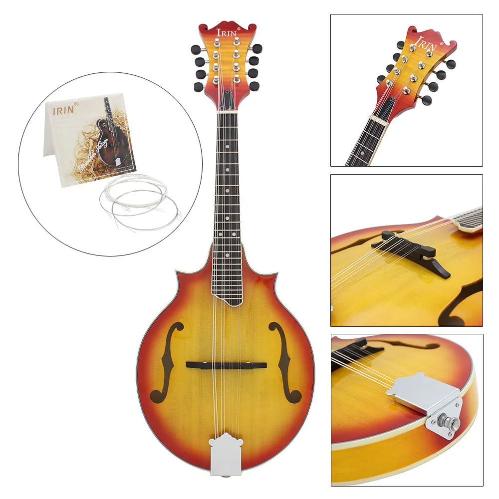 Irine Mandoline Snaren Verzilverd Roestvrij Staal Koperlegering Wond Snaar Mandoline Snaren Set Gitaar Snaren Accessoires