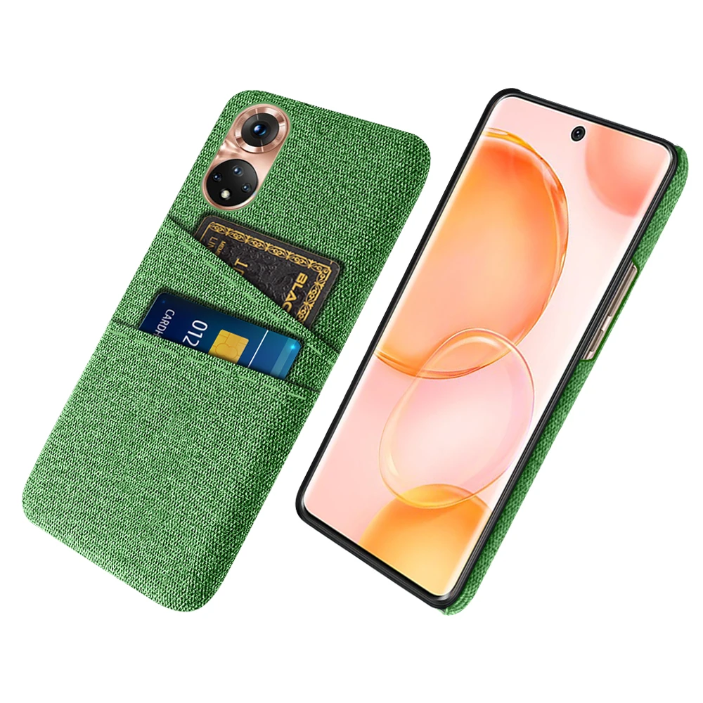 Premium Fabric Dual Card Phone Case Cover
