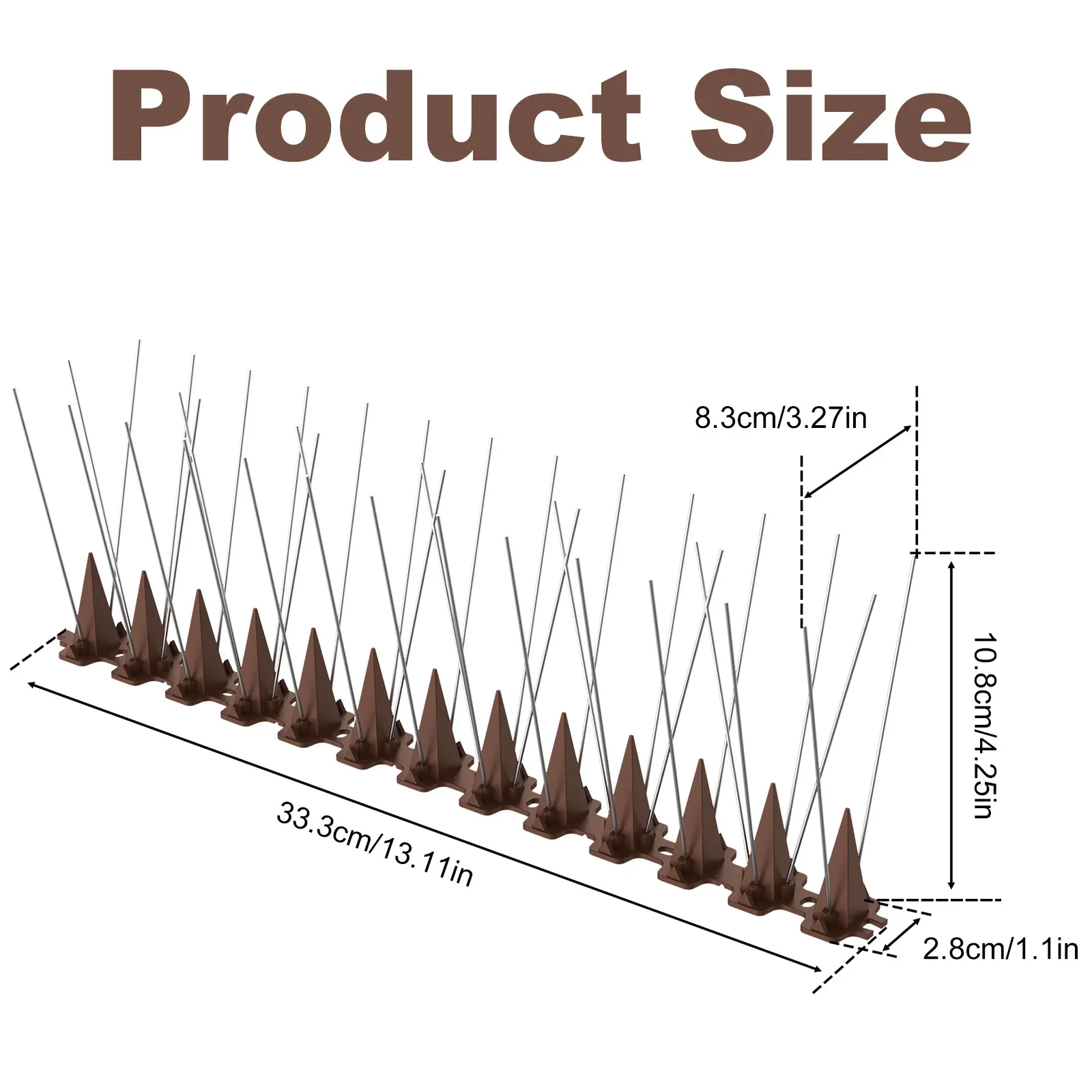 Stainless Steel Bird Spikes Repeller for Fence Roof