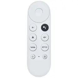 Enhanced Voice Remote Control for 4K Streaming Media Players (WHITE)