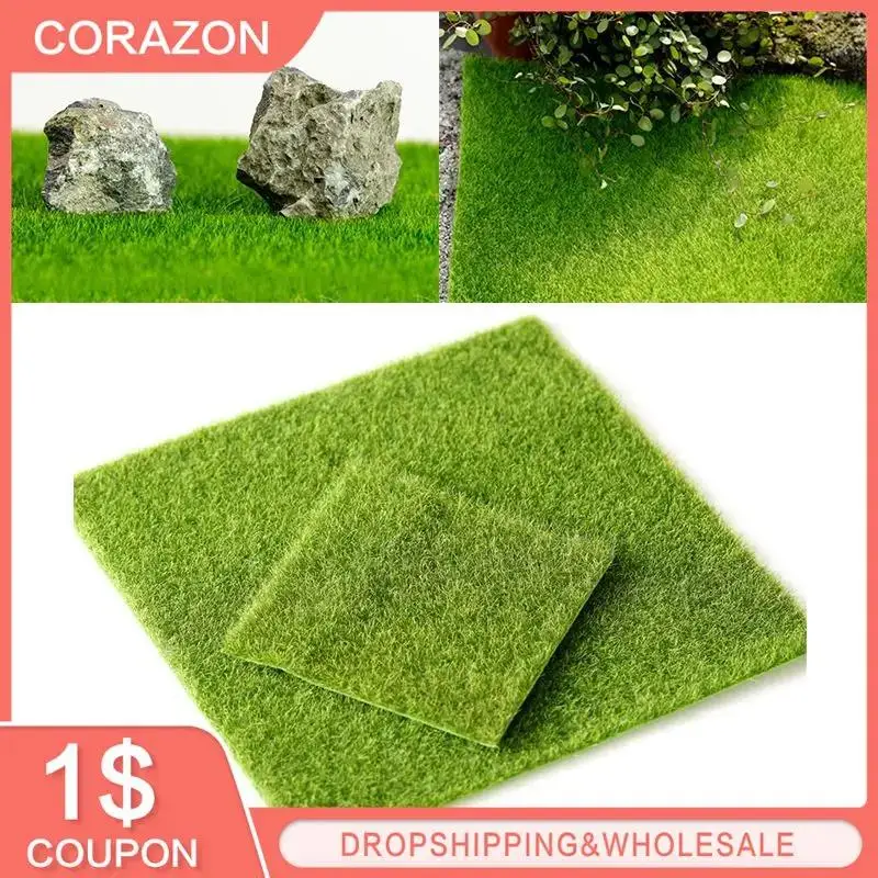 Artificial Aquarium Plants Aquarium Accessory 15cm Moss Mat For Artificial Grass Aquatic Plants