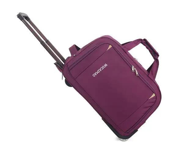 Reisetasche Mit Rollen Aus Oxford Stoff Für Damen Und Herren_voghion.com