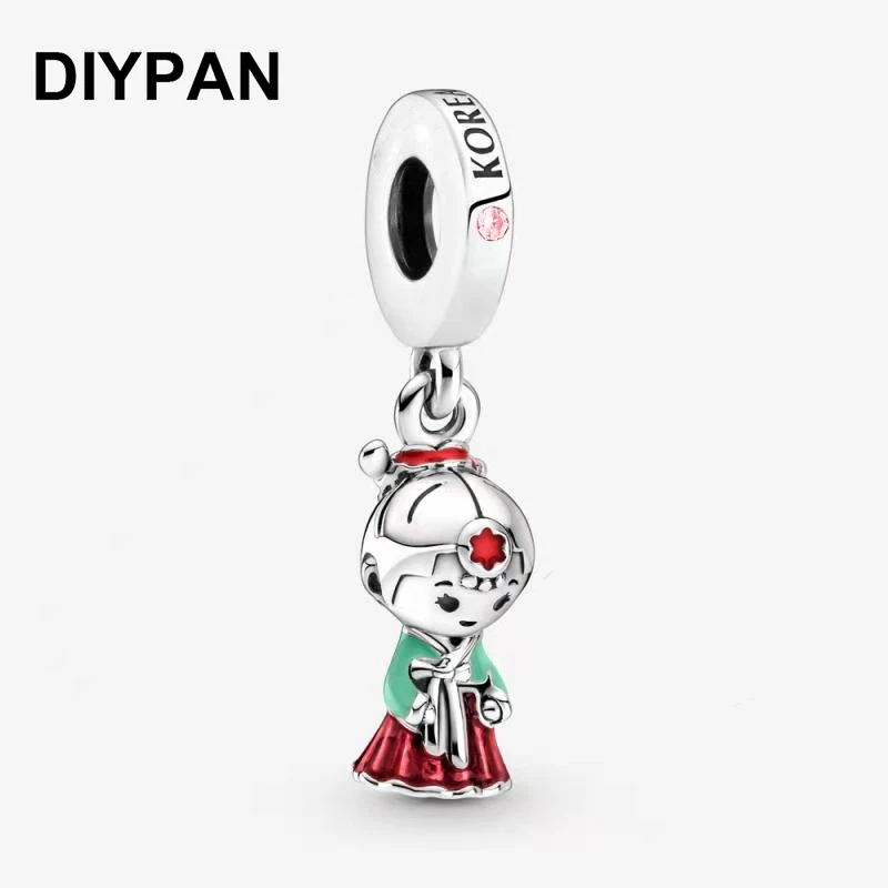 Fit Original Pan Charms Bracelet Korean Girl Dangle Charm Pendant