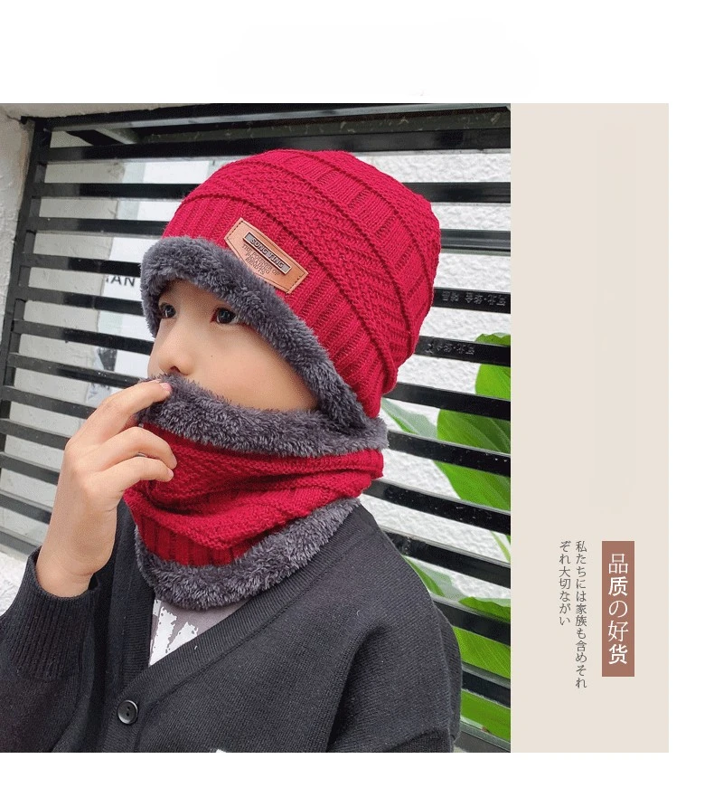 Winter Beanie Hats Scarf Gloves Set Thick Warm Slouchy Beanies Hat Knit Skull Cap Neck Warmer for Men Women Balaclava 3 in 1 Cap