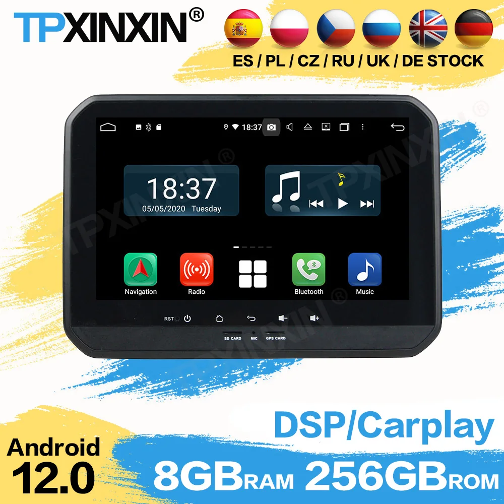 

Автомобильный радиоприемник Coche с Bluetooth Android для Suzuki Ignis 2017 2018 GPS-навигация автомобильный мультимедийный стереоприемник головное устройство