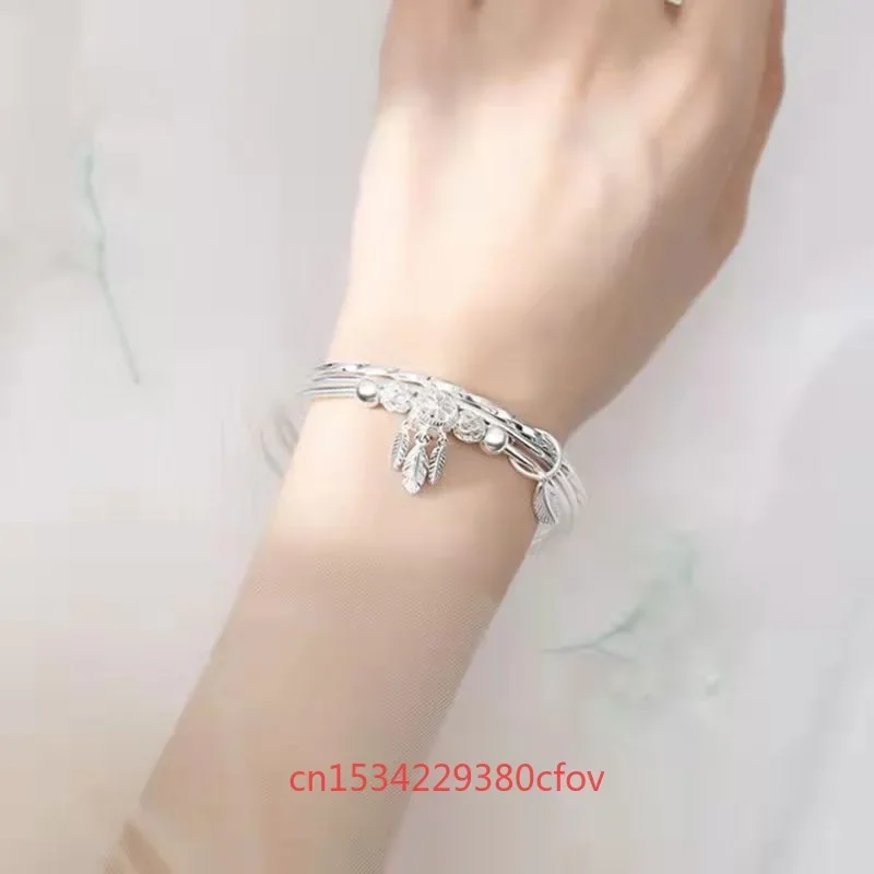 

Retro Fashion New Silvering Personality Mori Female Department Bracelet Student Versatile Jewelry High Profile Simple Lucky Gift
