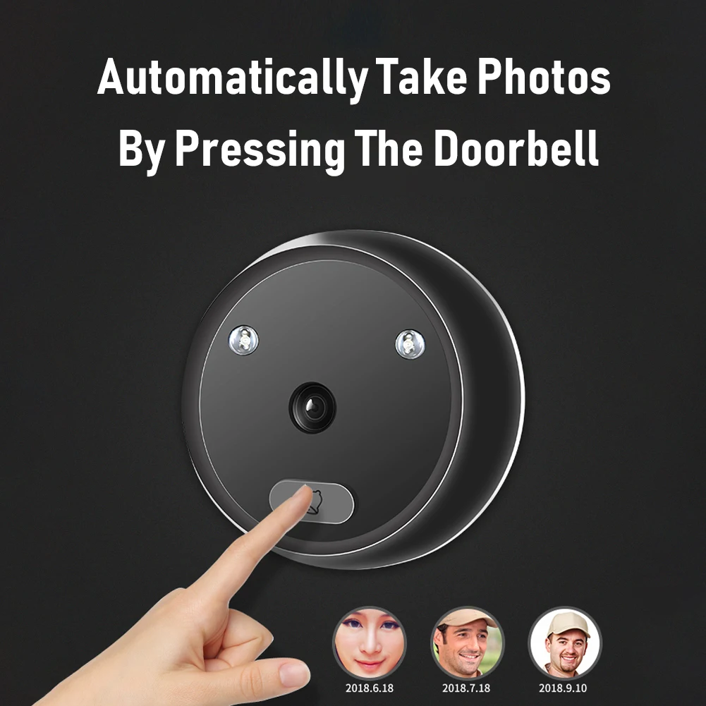 

R11 2.4 inch Digital Doorbell IR Night Vision Electronic Peephole Door Camera