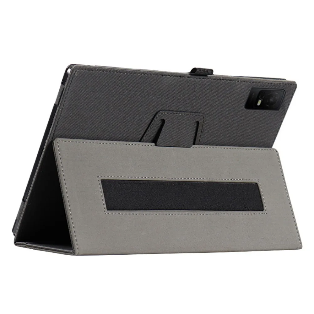 Premium PU Leather Magnetic Folio Stand Case with Hand Strap