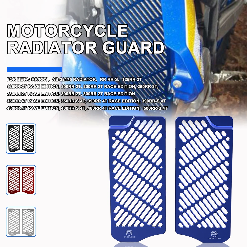 

Motorcycle Accessories Radiator Guard Protector Grille Grill Cover FOR BETA 430RR 4T Race Edition 430RR-S 4T 2020-2023 2022 2021