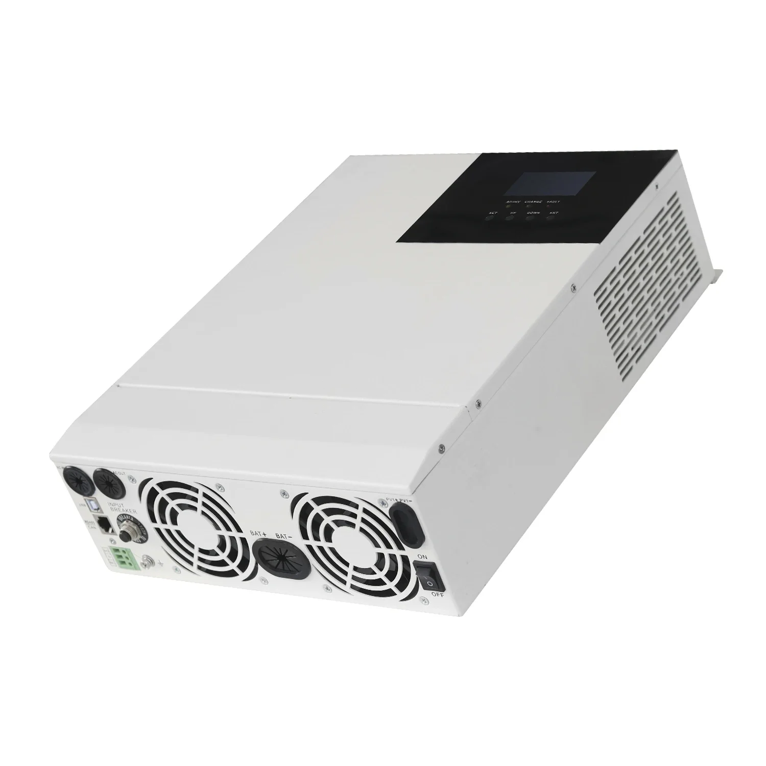

48V DC 5000VA 5000W 110V 120V AC 50HZ 60HZ PV 500V High Frequency Built-in 80A MPPT Solar Inverter