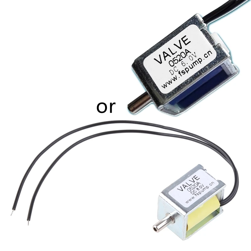 

6V/12V Mini Electromagnetic Solenoid Valves Normally Open DC Exhaust Valves 4XFD