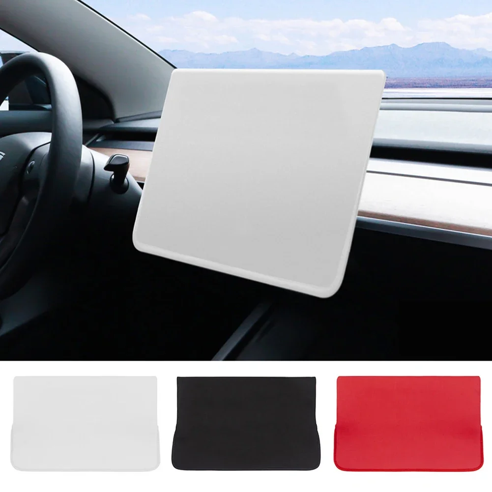 Tesla Model 3 Y 센터 콘솔 네비게이션 디스플레이 먼지 케이스 내부 액세서리 용 자외선 방지 차양 스크린 보호 커버
