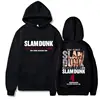 Anime Slam Dunk Hoodies de lã, pulôver casual com capuz, streetwear Hip Hop, moletons, Sakuragi Hanamichi Print Tops, outono 4