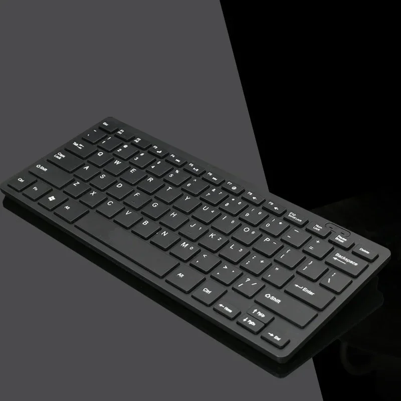 Computer Keyboard Mini Thin 78 Keys Keyboard USB Wired Portable Keyboard Mute for Desktop Computer Laptop