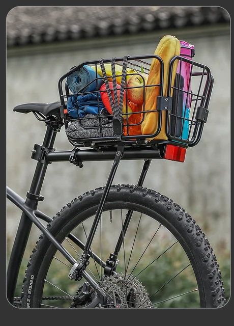  YQ&TL Portaequipajes trasero para bicicleta, bicicleta