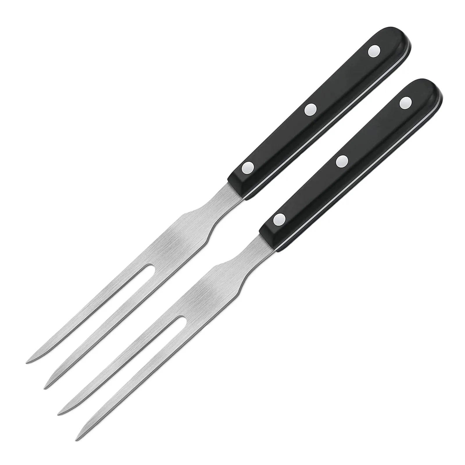 Barbecue Grill 2pcs Carving Meat Forks Stainless Steel Forks For Bbq Serving Cooking Grilling Roasting Barbecue Fork Beef Grill Tool 10 Inch